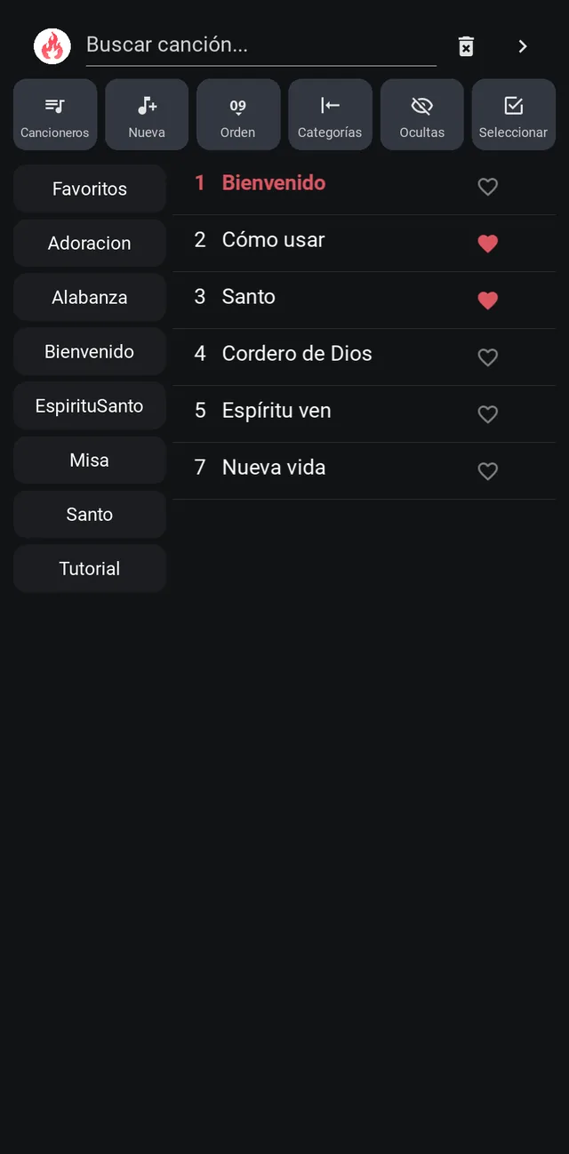 La app en español